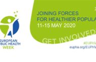 Ευρωπαϊκή Εβδομάδα Δημόσιας Υγείας, 11-15 Μαΐου 2020
